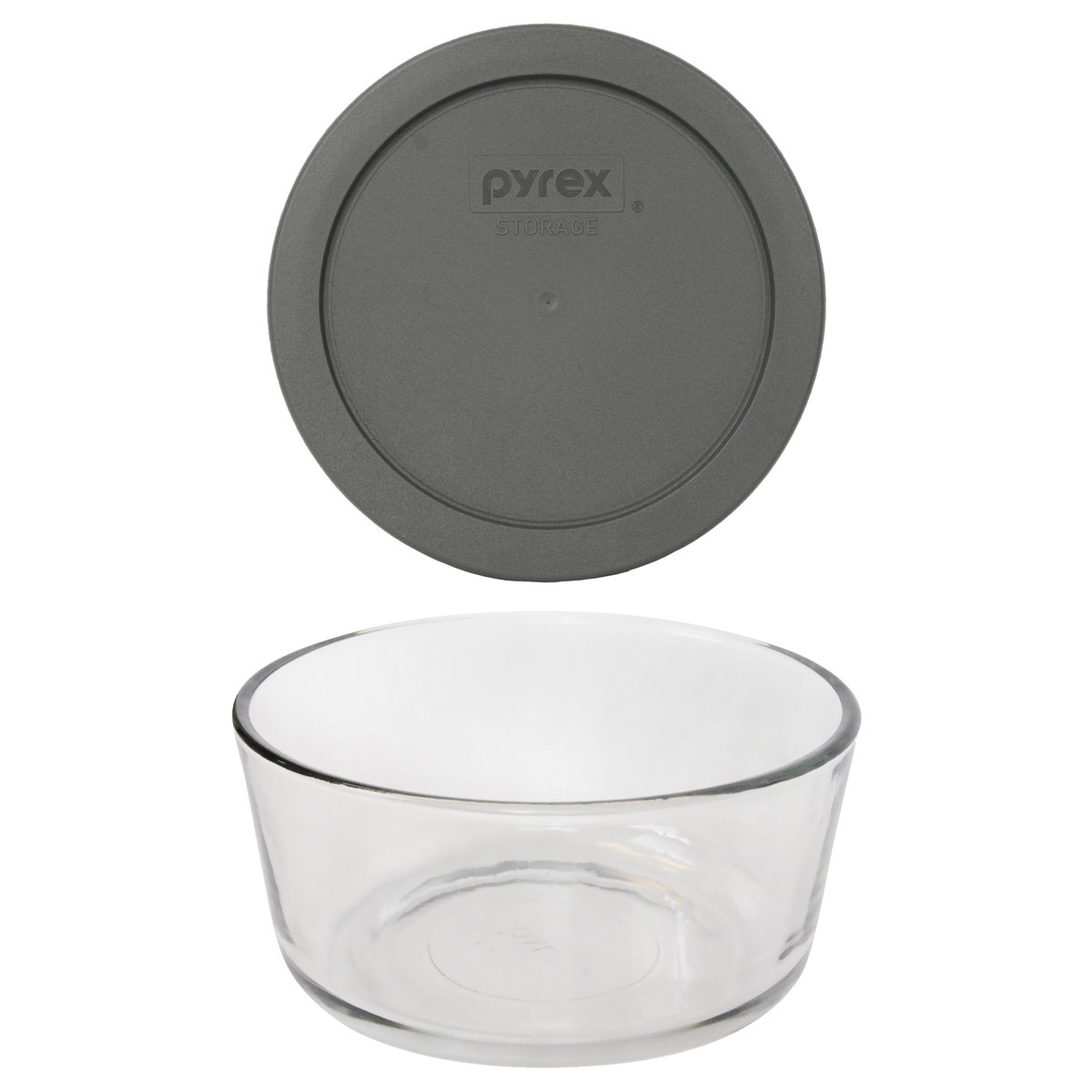 Pyrex (1) 7201 4 Cup Glass Bowl & (1) 7201-PC Lid